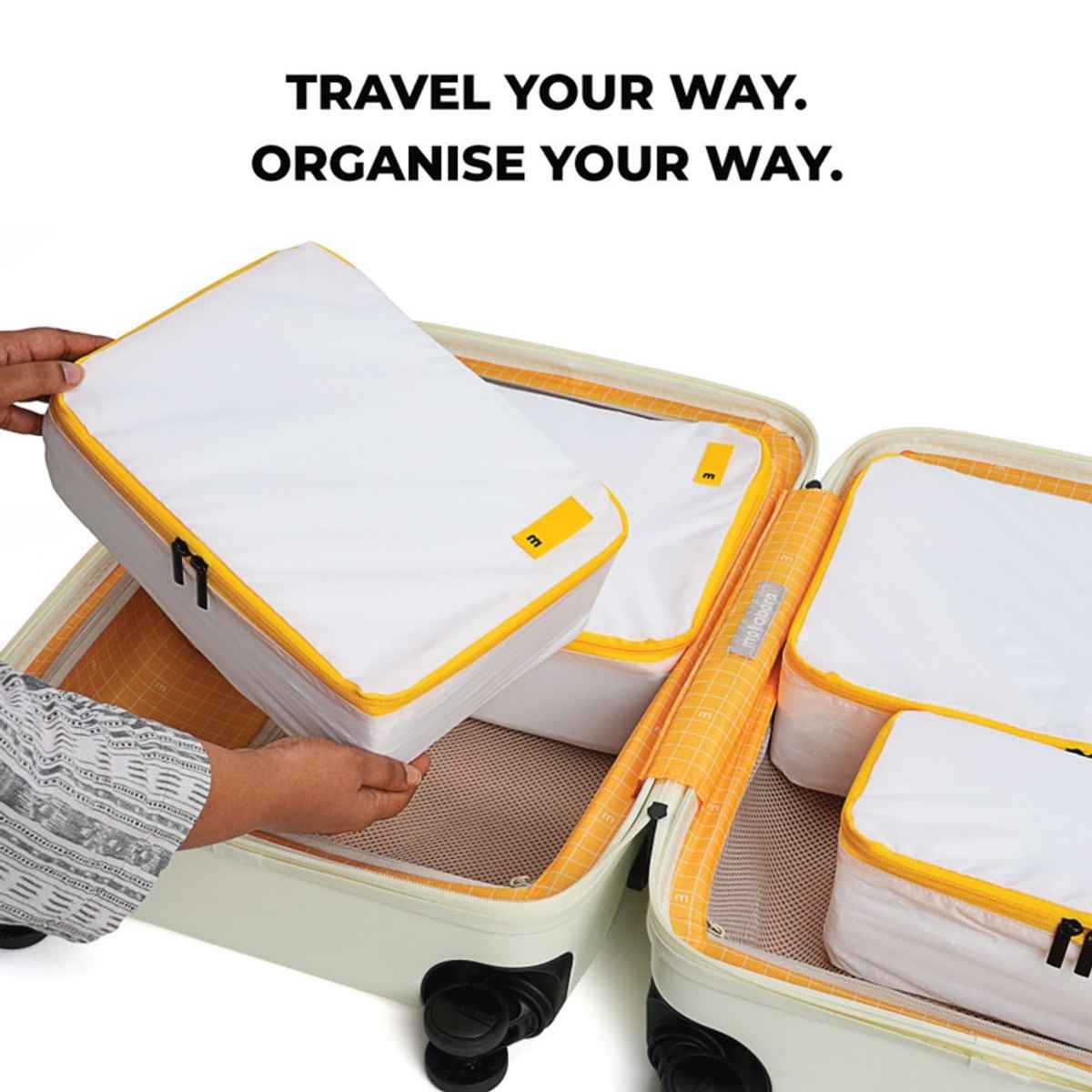 Mokobara Solid Nylon 8 L Travel Cubes | Still Loading Sunray - One Size