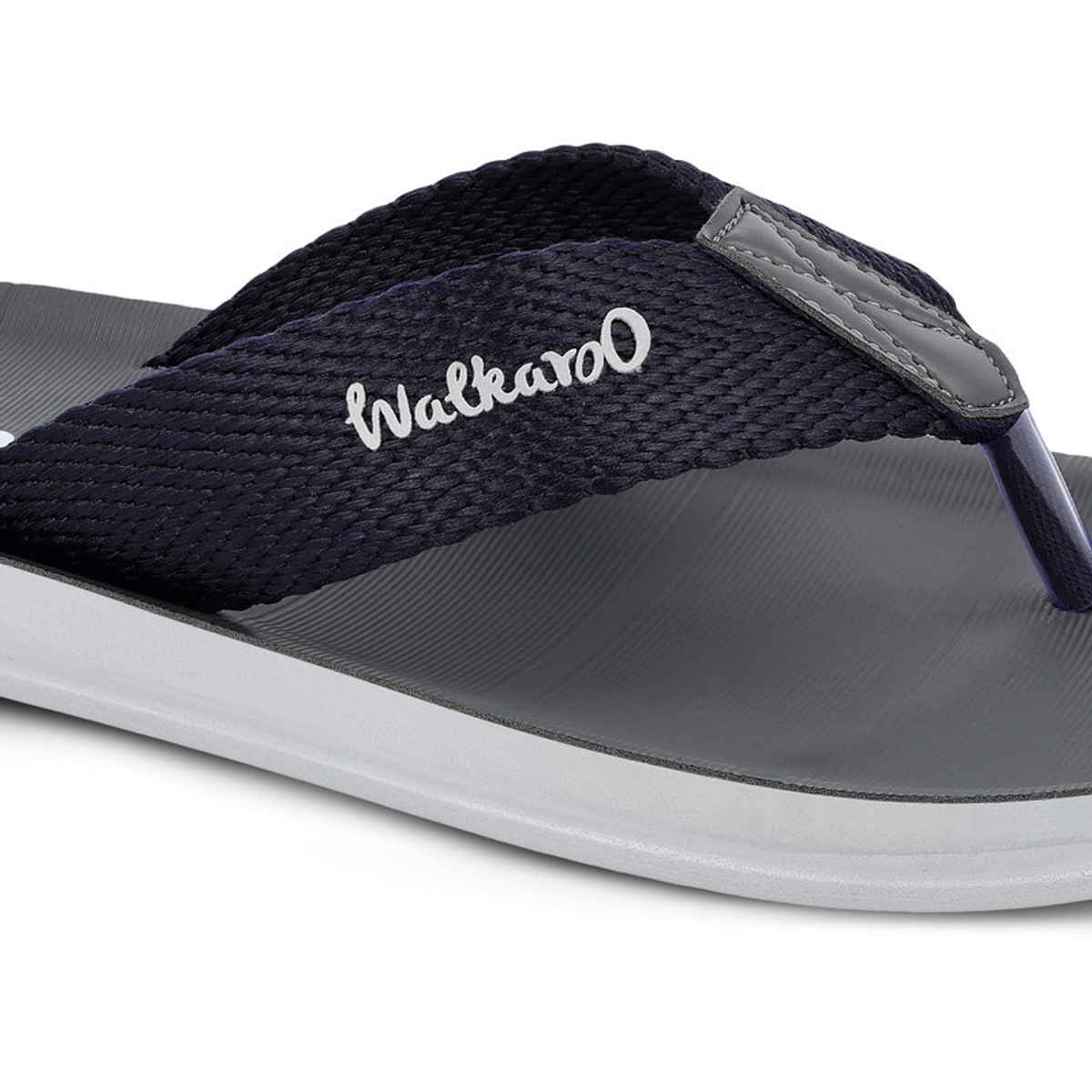 Walkaroo Men's Daily Wear Comfort Sandals - WG5002 Blue | UK6