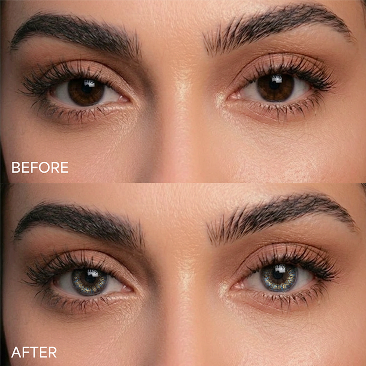 Aquacolor Premium Contact with Zero Power Monthly Disposable Lens Dusk Blue