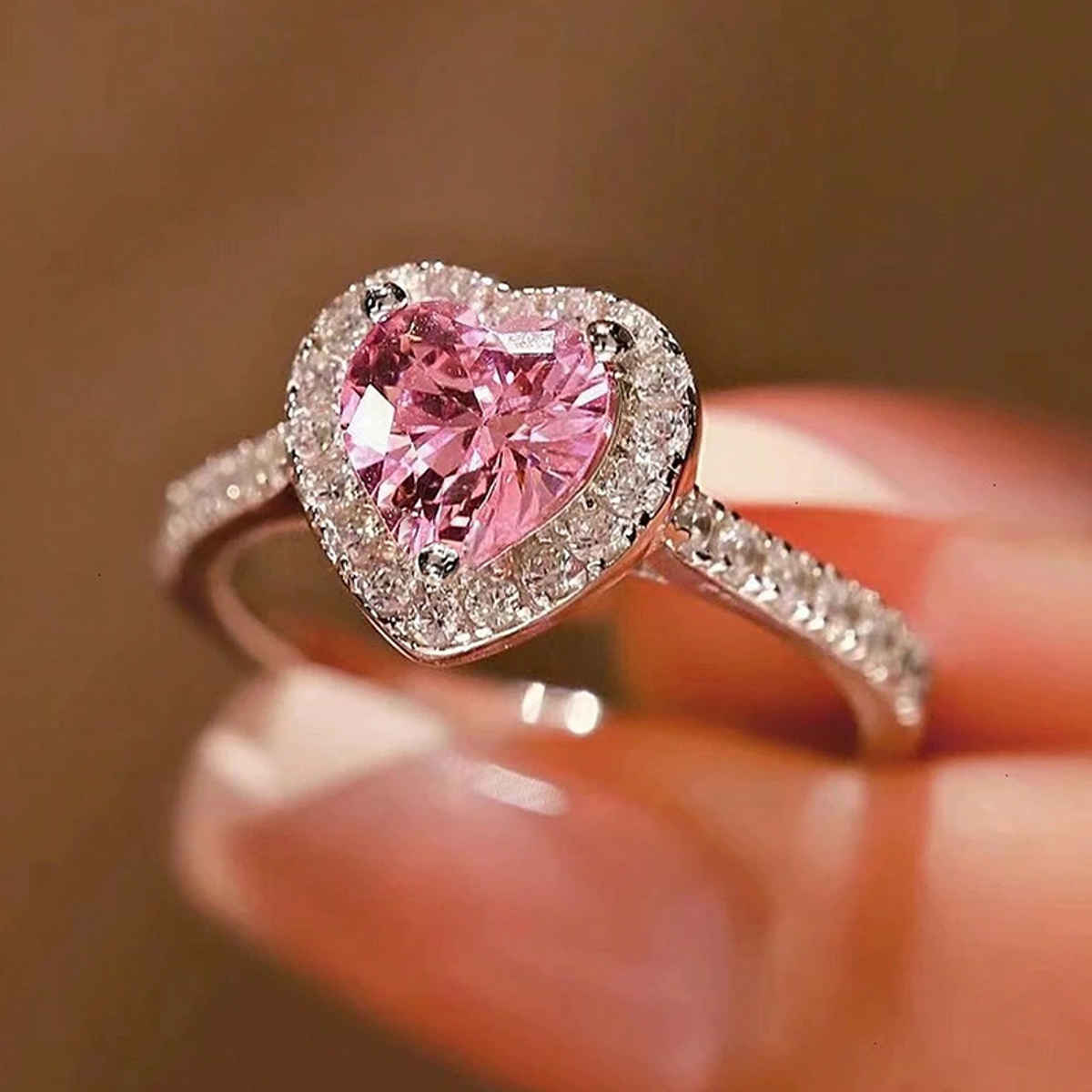 Beautynx Blush Heart Elegance Ring | Silver | BNX-RNG-0001