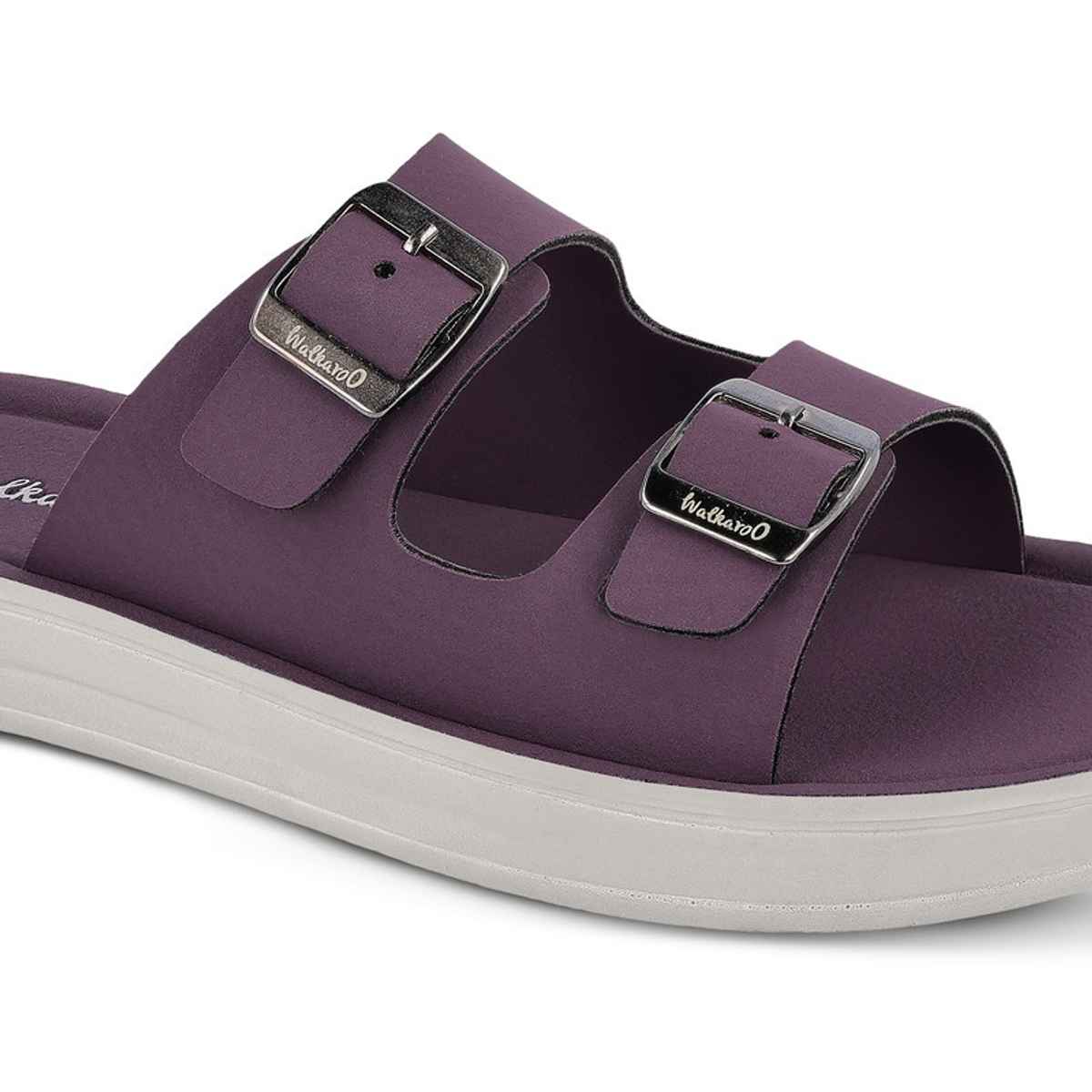 Walkaroo Women's Daily Wear Comfort Sandals - WL7554 Purple | UK8