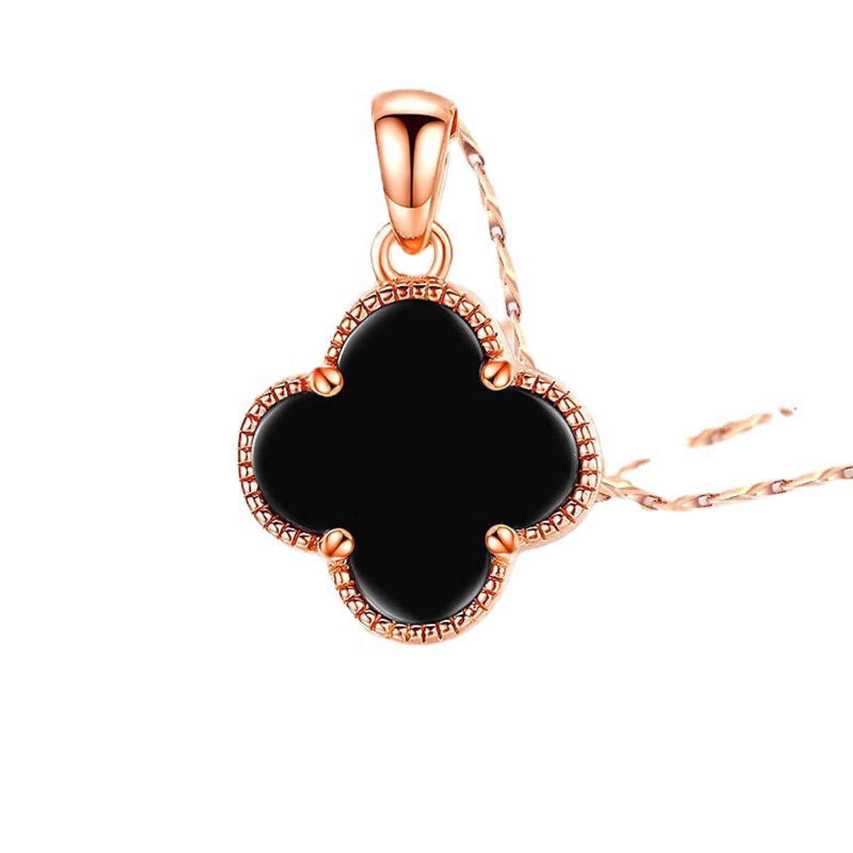 SALTY Midnight Enchantress Necklace Pendant for Women and Girls| Anti-Tarnish | Black and White