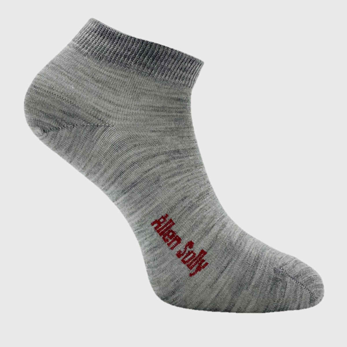 Allen Solly Women's Woolen Ankle Length Plain Socks - Light Grey Melange, Black