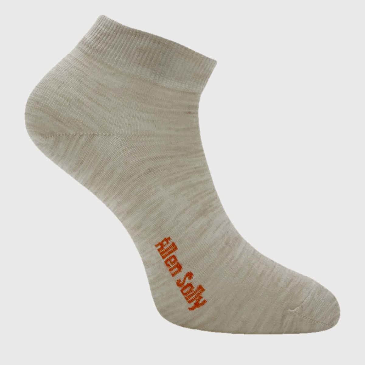 Allen Solly Women's Woolen Ankle Length Plain Socks - Fawn, Skin