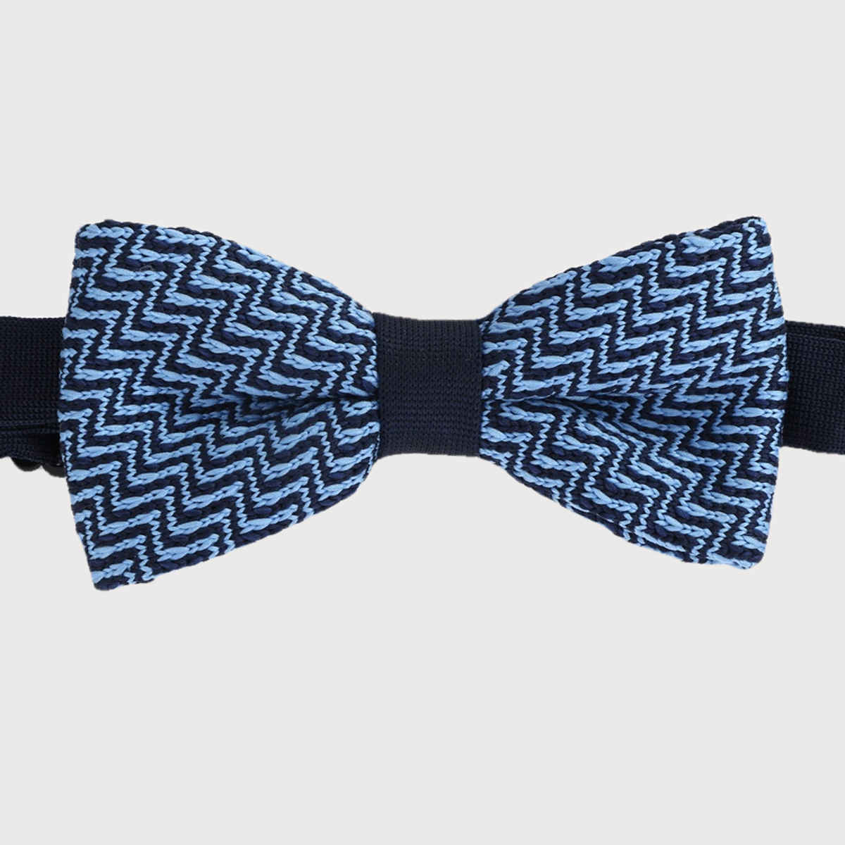 Calvadoss Men's Knitted Bow Tie | Bow 2154 | Blue