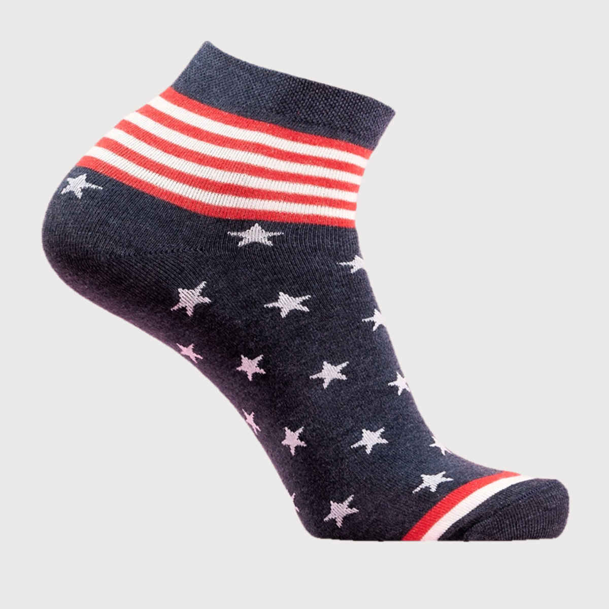 Lux Mozze Men's Solid Cotton Ankle Socks | Assorted - Free Size