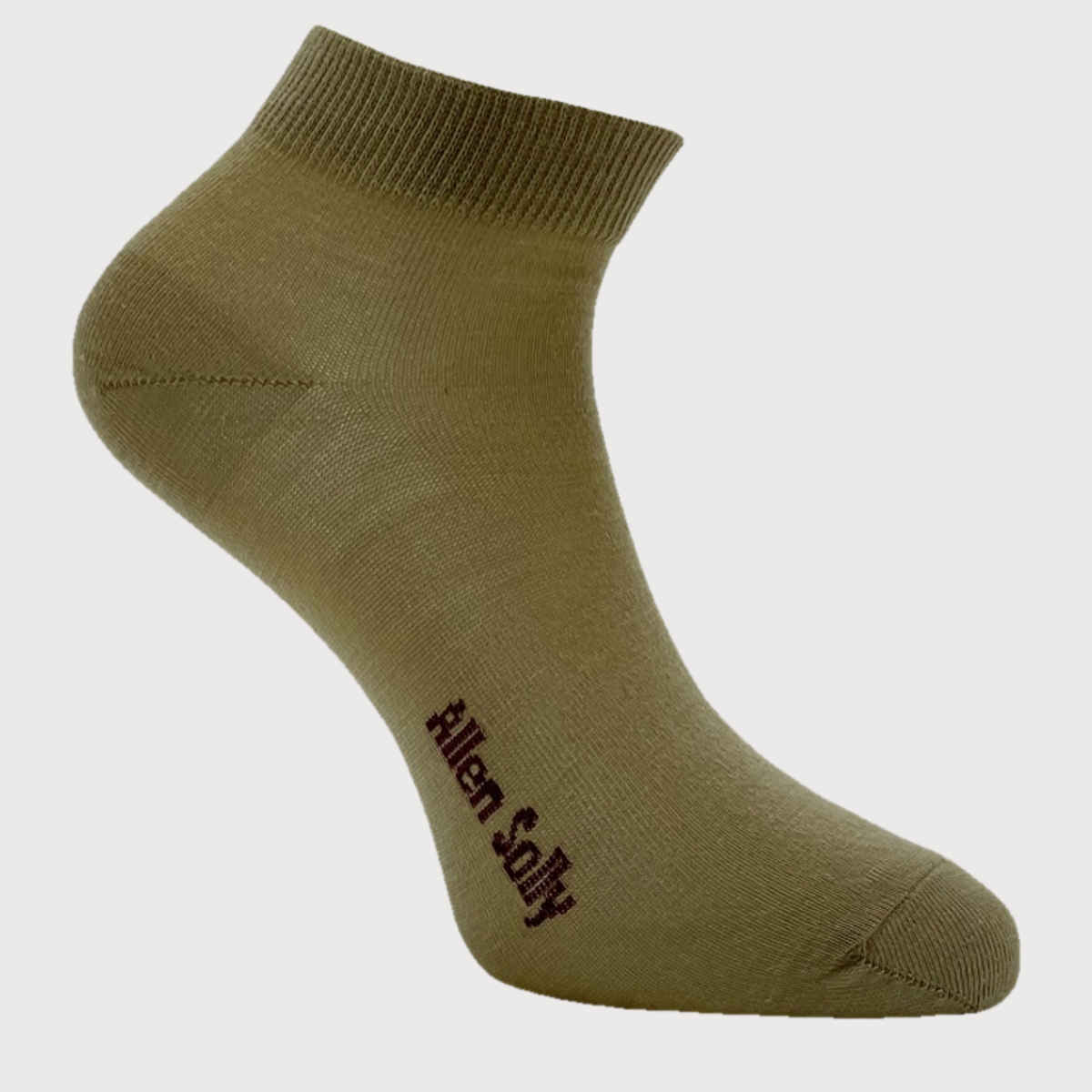 Allen Solly Women's Cotton Woolen Ankle Length Plain Socks - Beige