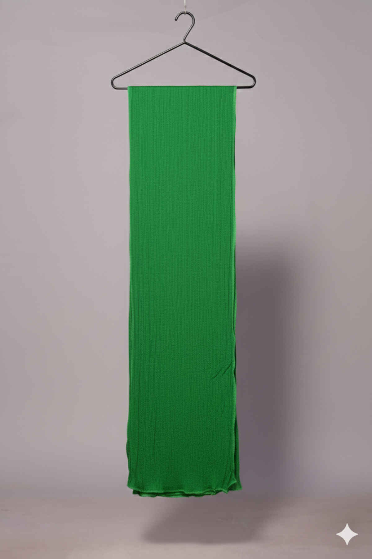 Fabflick Elegant Lycra Solid Dupatta for Women with Moti Embellished Border | Green