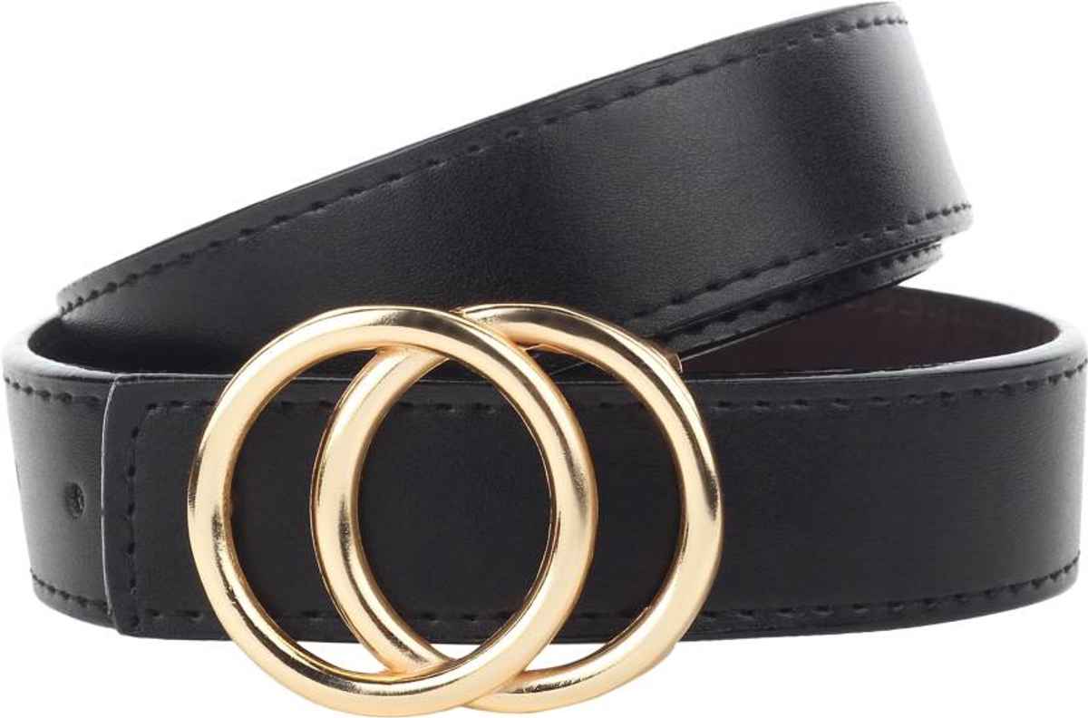 Kaezri Artificial Leather Black Belt for Women | Women oo - 28