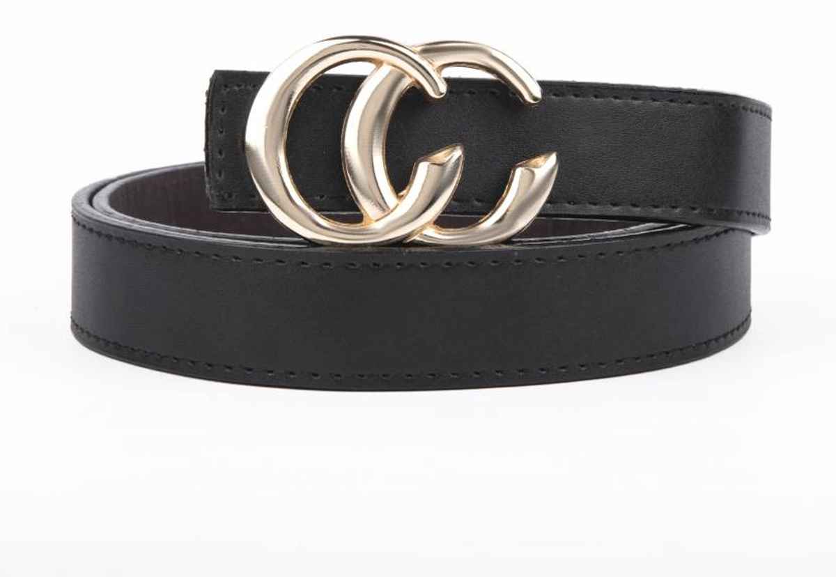 Kaezri Artificial Leather Black Belt for Women | Women cc - 36