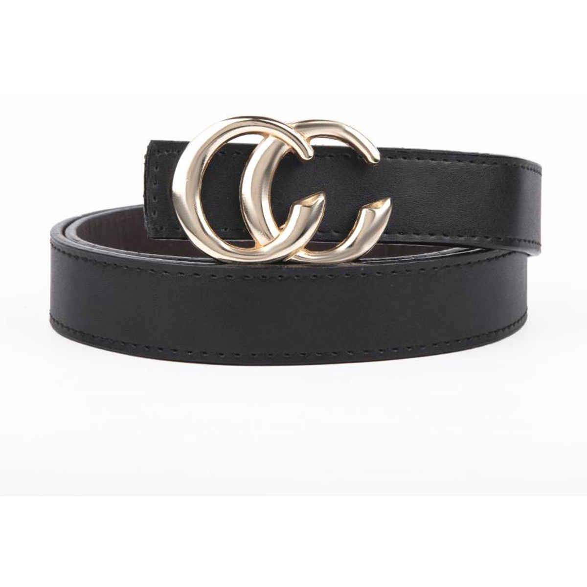 Kaezri Artificial Leather Black Belt for Women | Women cc - 34