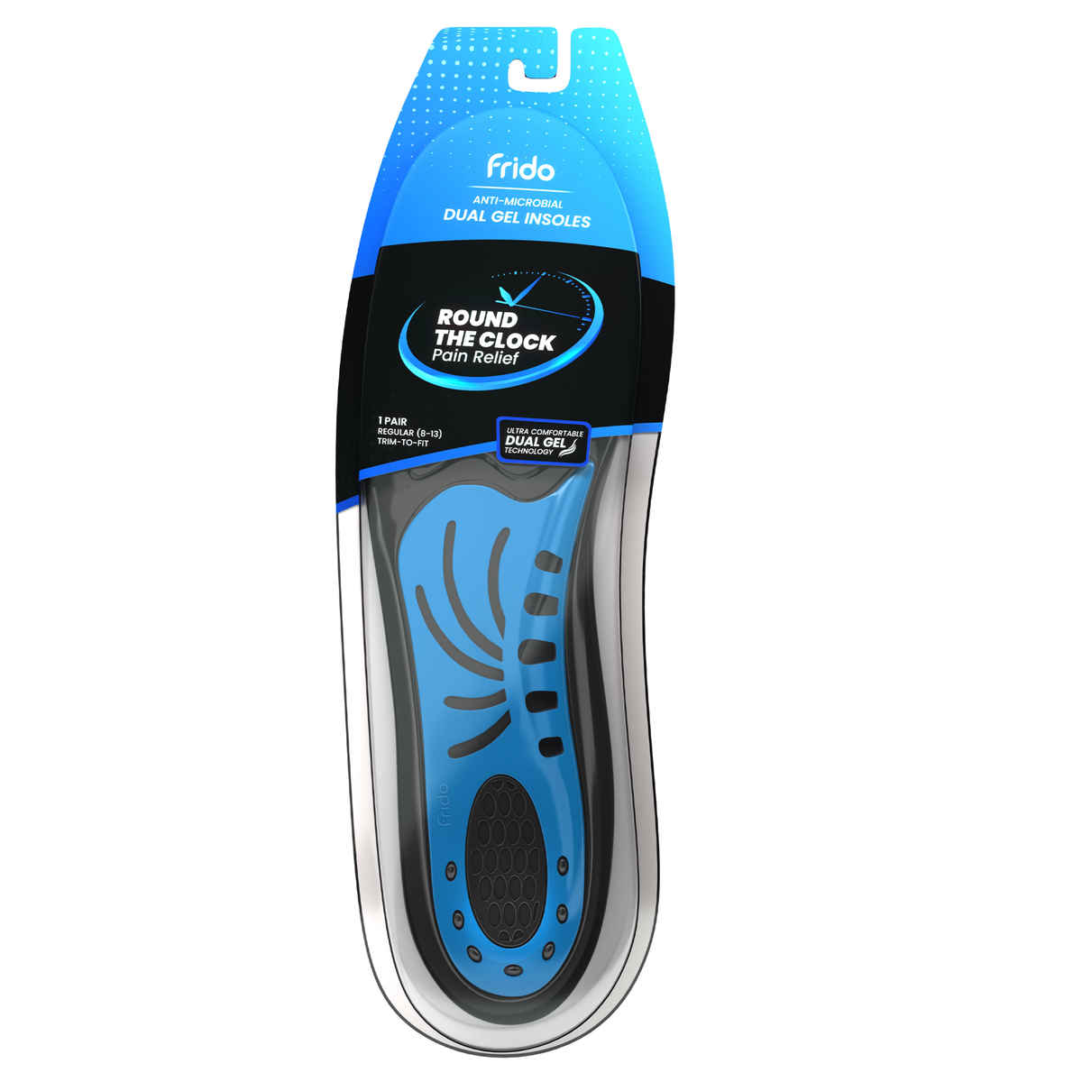 Frido Dual Gel Insoles - Regular | 8-13