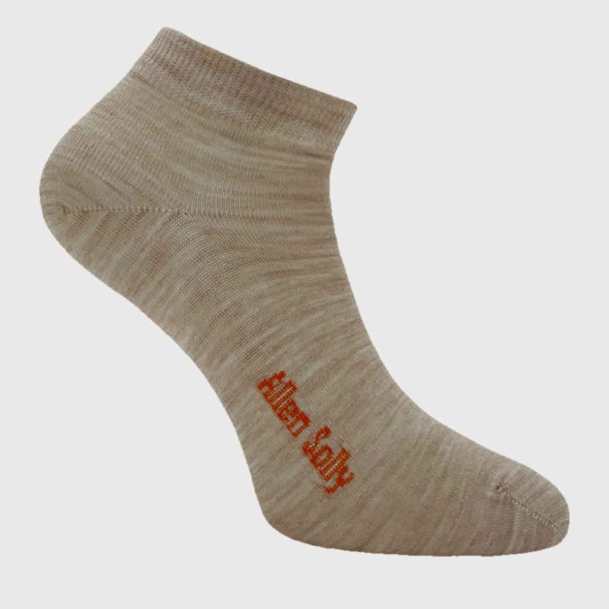 Allen Solly Women's Woolen Ankle Length Plain Socks - Fawn, Skin