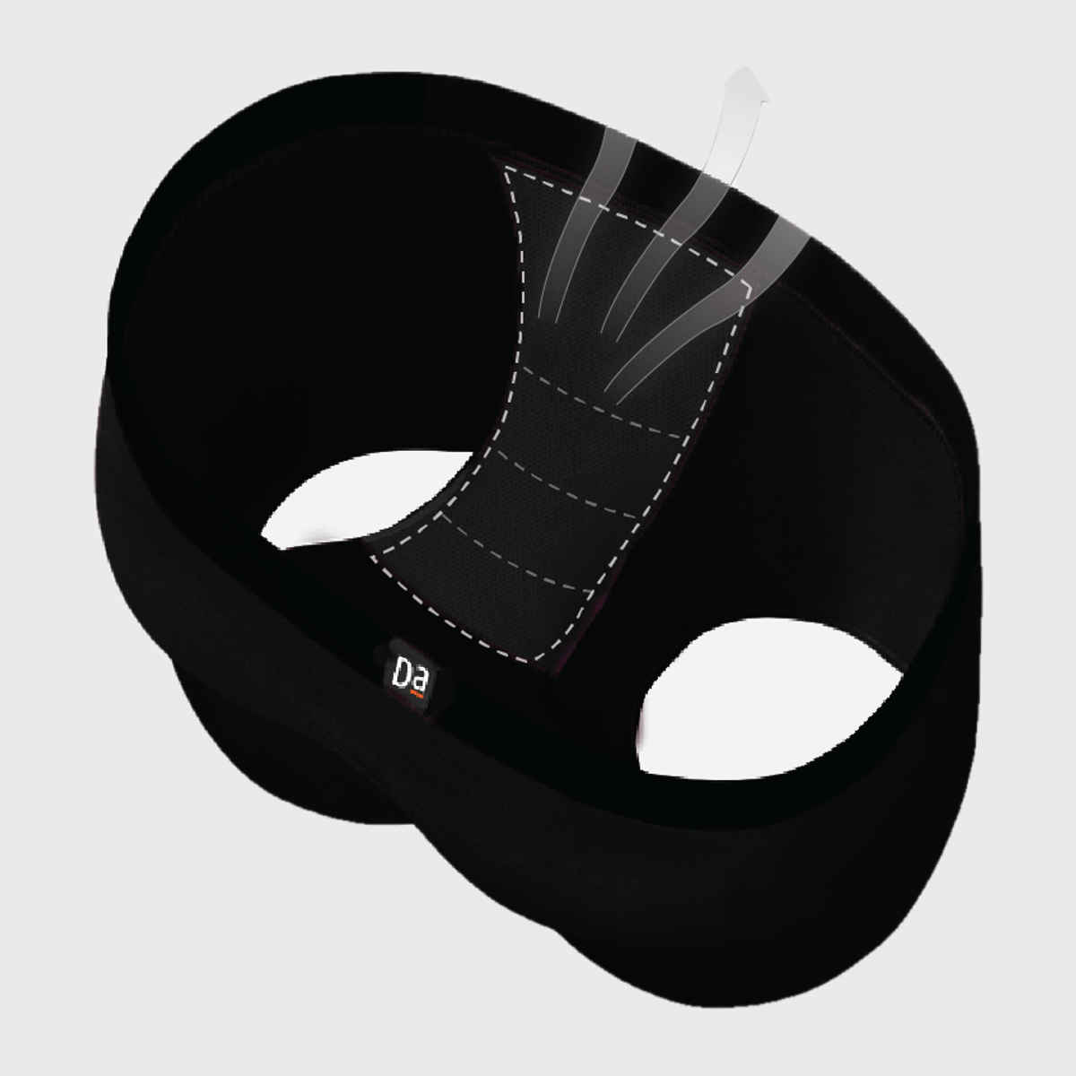 DaMENSCH Men's Modal Trunks | Black and Blue - L