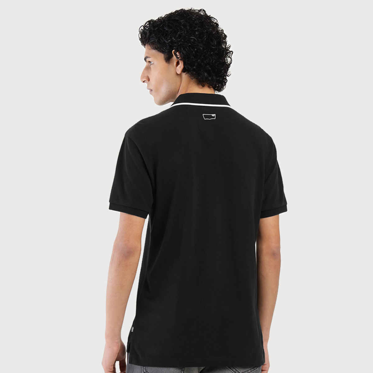 Levi's Men's 100% BCI Cotton Polo T-shirt | Black - S
