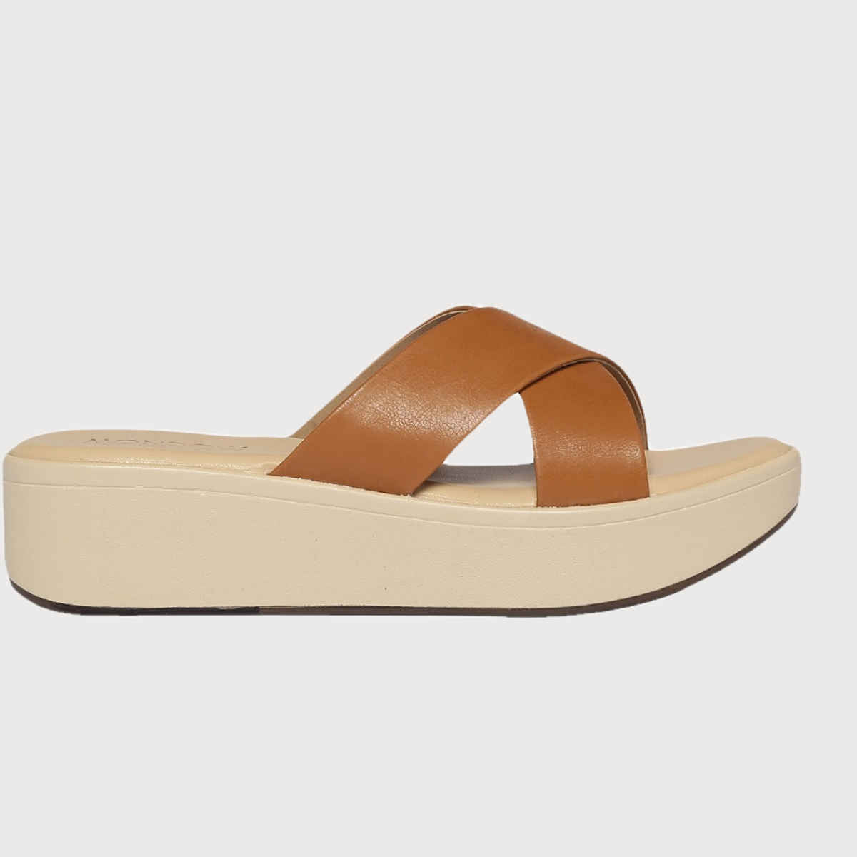 Monrow Women's Noel Brown Wedge Heels | UK3