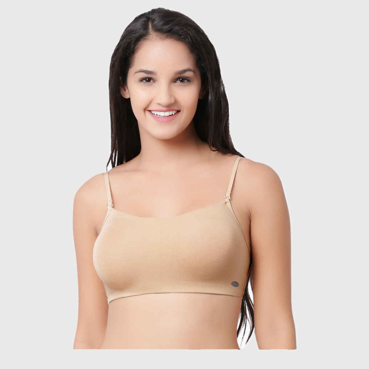Enamor Women's A022 Full Coverage Comfort Cami Cotton Bra | Non Padded | Wirefree | Skin - XL