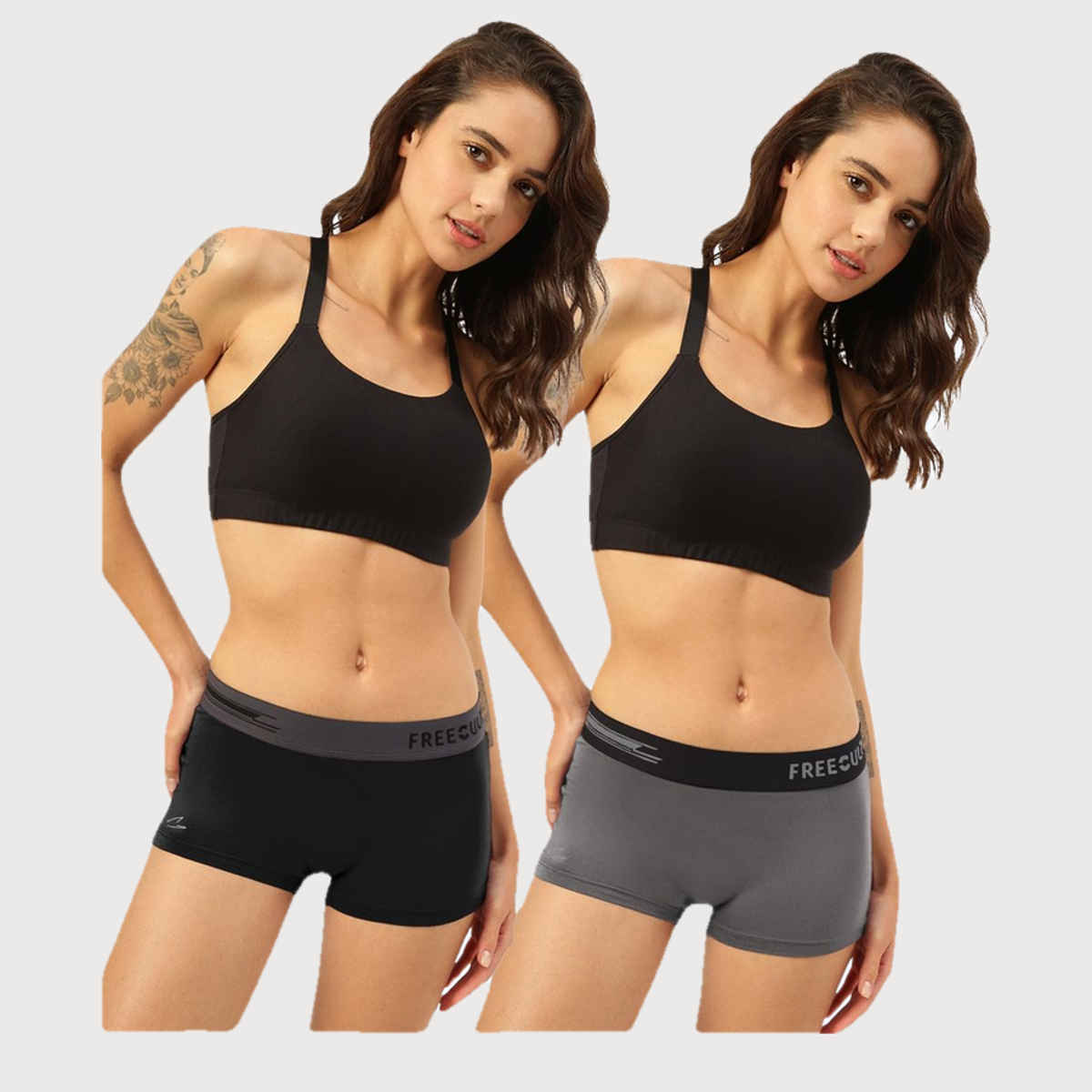 Freecultr Cotton Women's Boyshorts - XL | Long Panty | Pack of 2