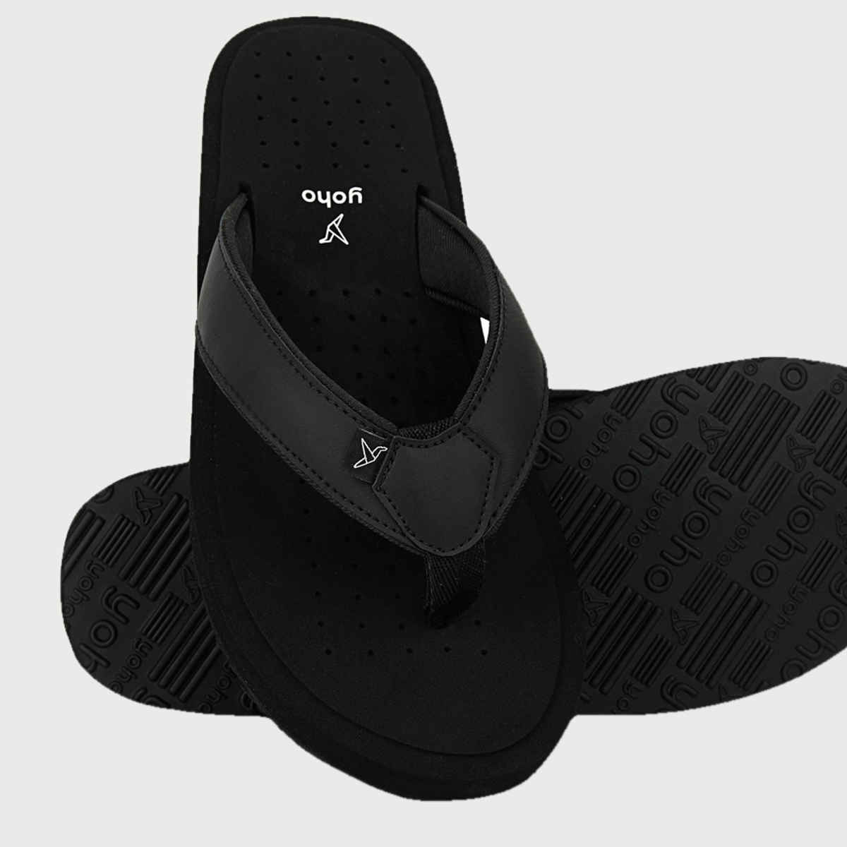 Yoho Men Slippers ArchFlex | Classic Black | UK9
