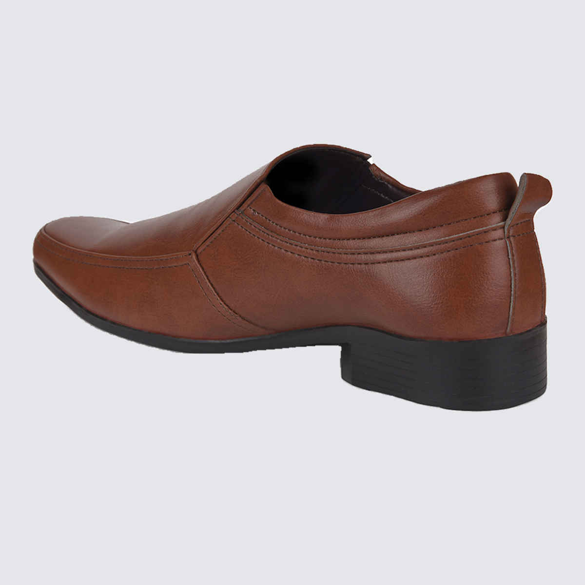 Bata Men's Slip-On Formal Shoes | Tan - UK 10