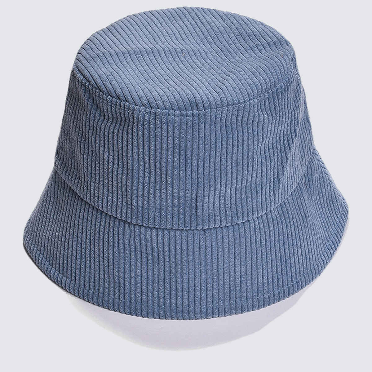 Haute Sauce Women's Corduroy Bucket Hat | Blue - One Size