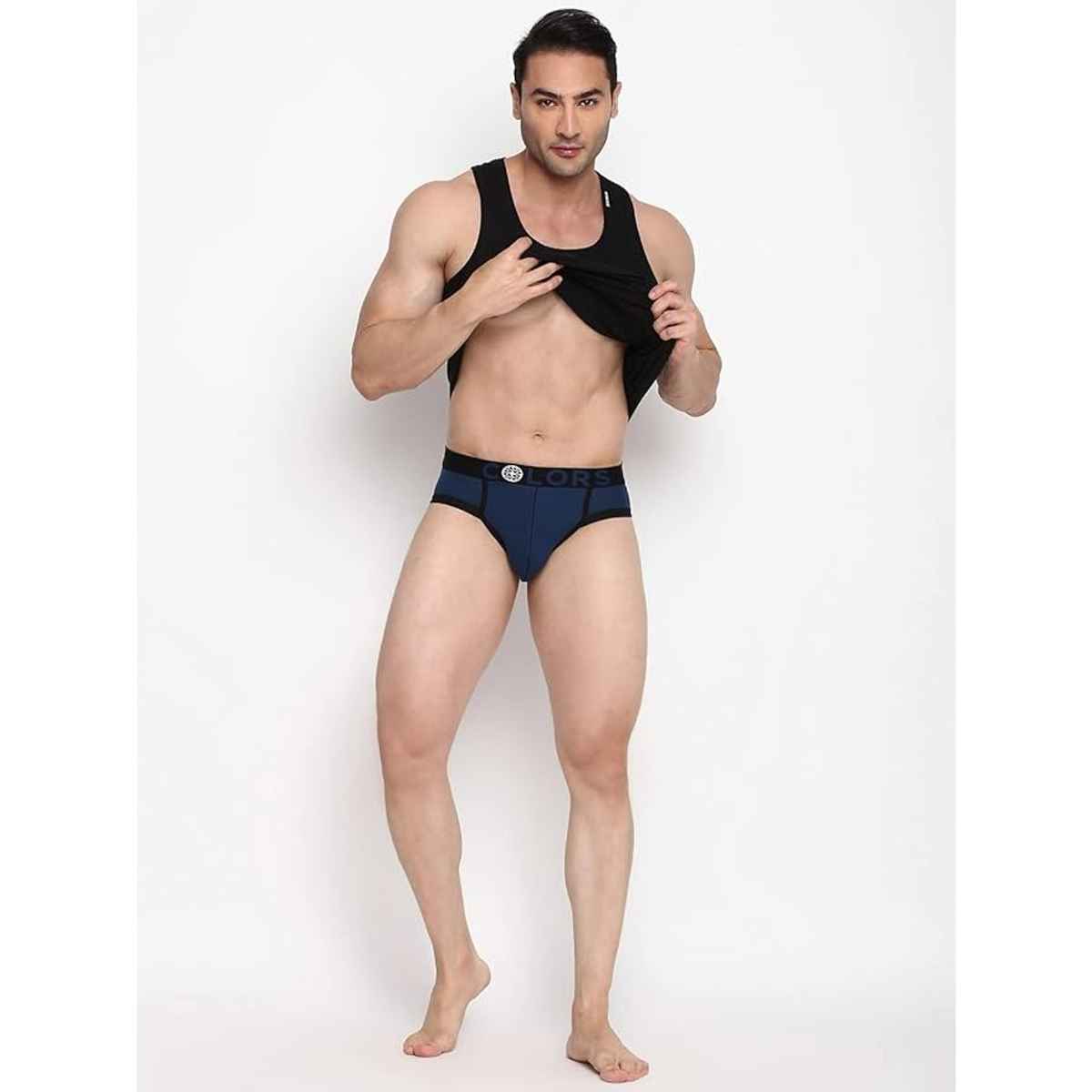 Rupa Colors Men's Mini Brief | Style 107 Airforce Blue - 85 cm