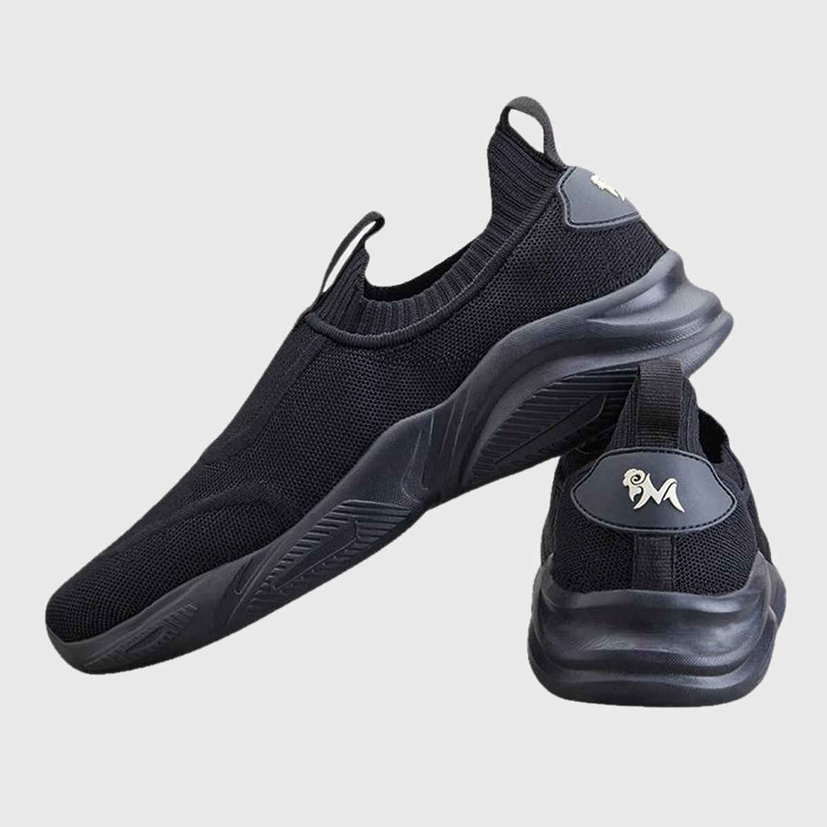 Neeman's Sole Max Slip-ons | Black | Size- 8