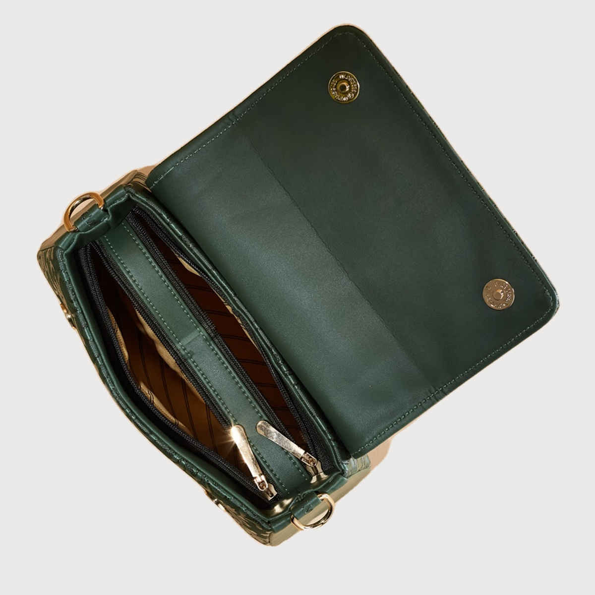 Fargo Women's Vegan Leather Cross-body Sling Bag | Green