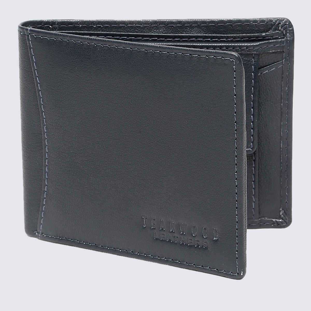 Teakwood Men's Leathers Genuine Leather Wallet | Sz6Bu | Blue