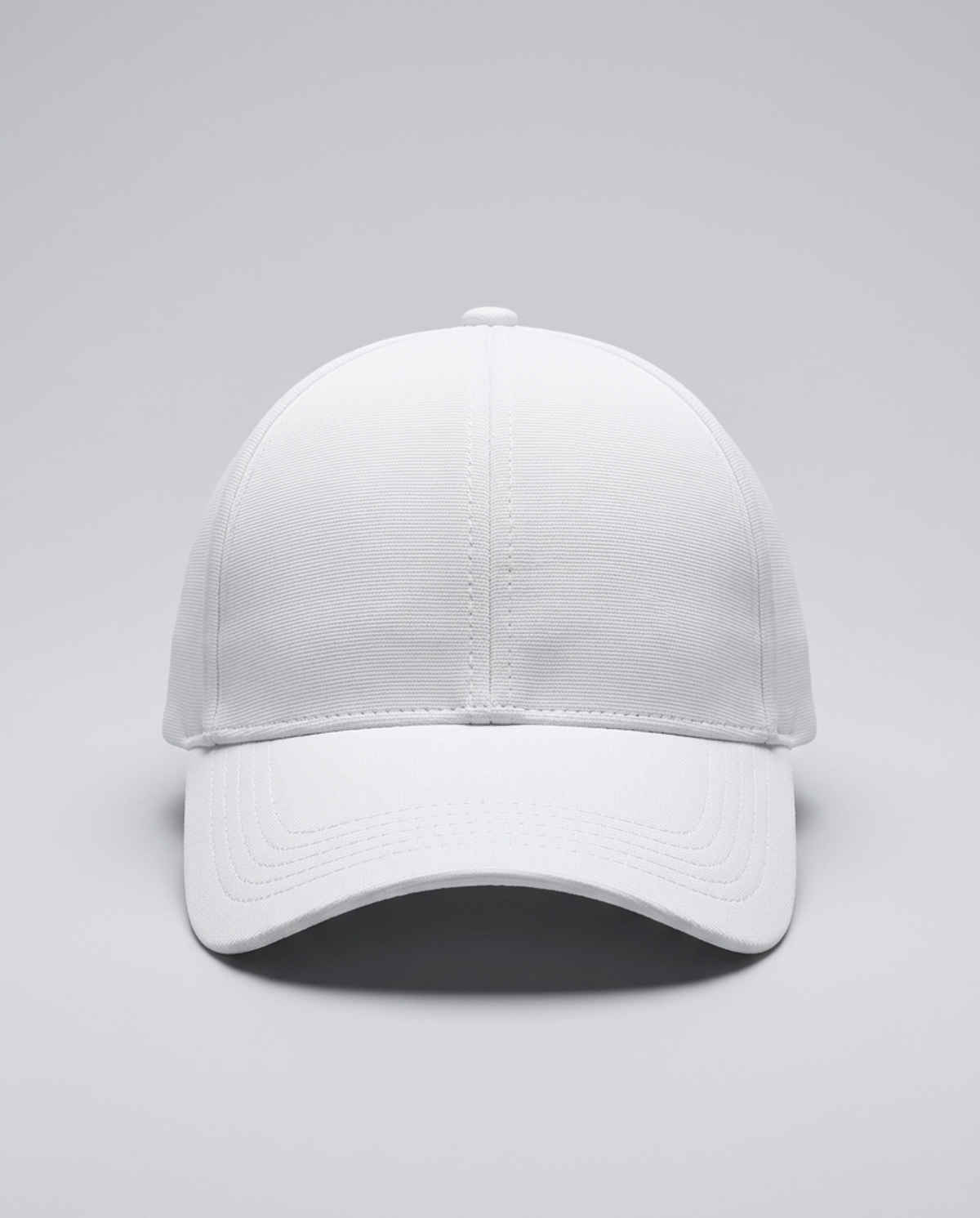 Blynk Unisex Solid Color Baseball Cap with Adjuable Back | White