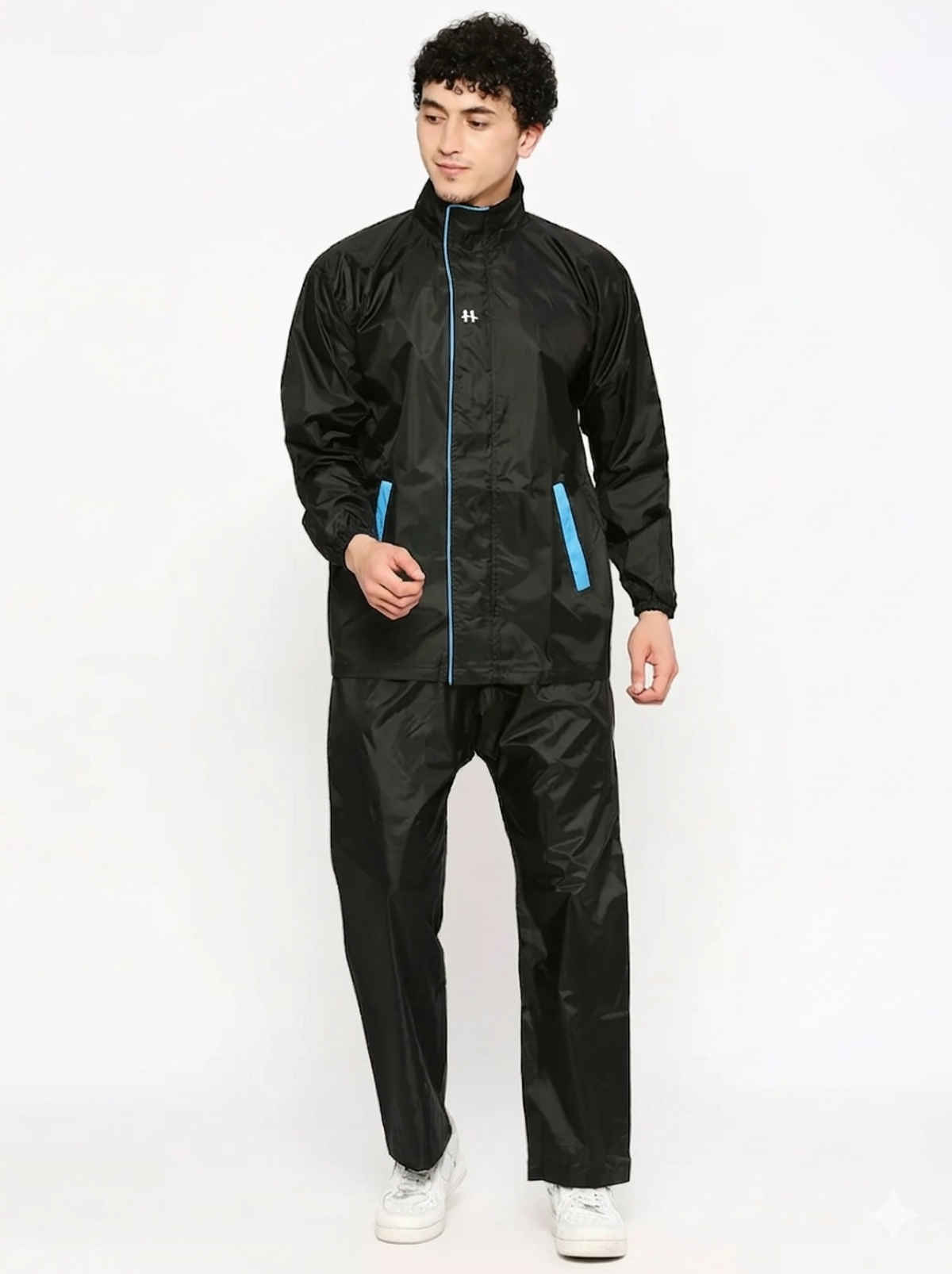 Highland Men's Duke | Baggy Seam Sealed Rainsuit | Black | XL