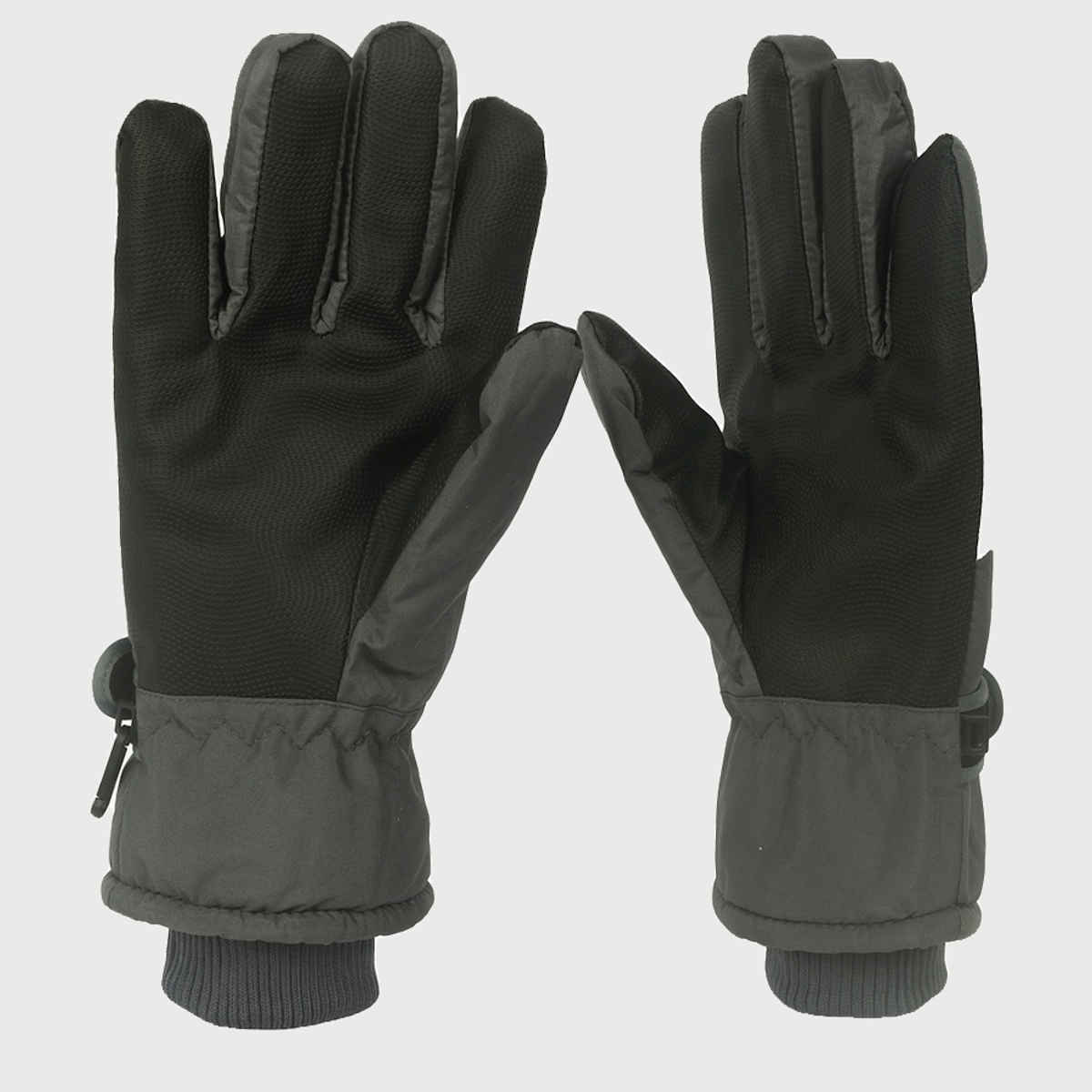 Calvadoss Men's Self Design Gloves | Mgl-401 | Black