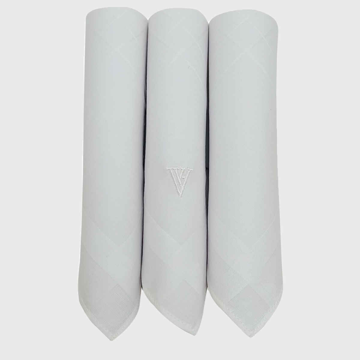 Van Heusen Men's Cotton Handkerchief | White