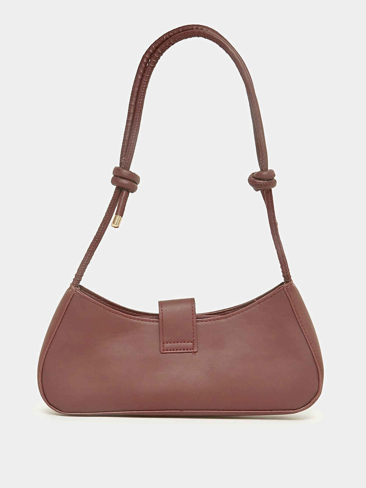 Styli Women's Twisted Knot Shoulder Bag | Brown