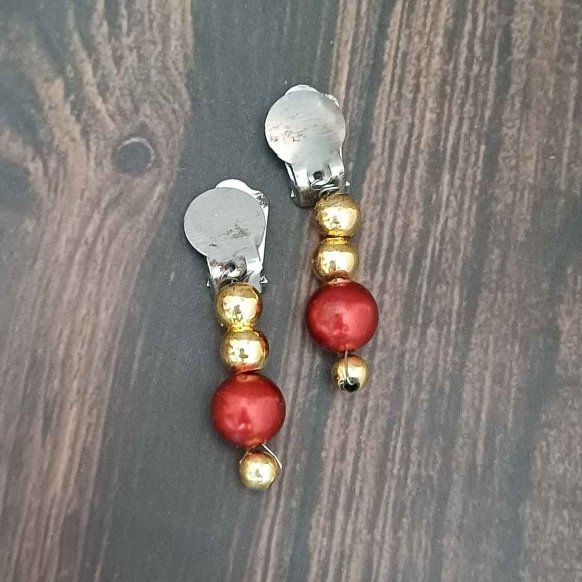 Kids Earring Clip With Moti Work | 4.5 x 0.5 cm