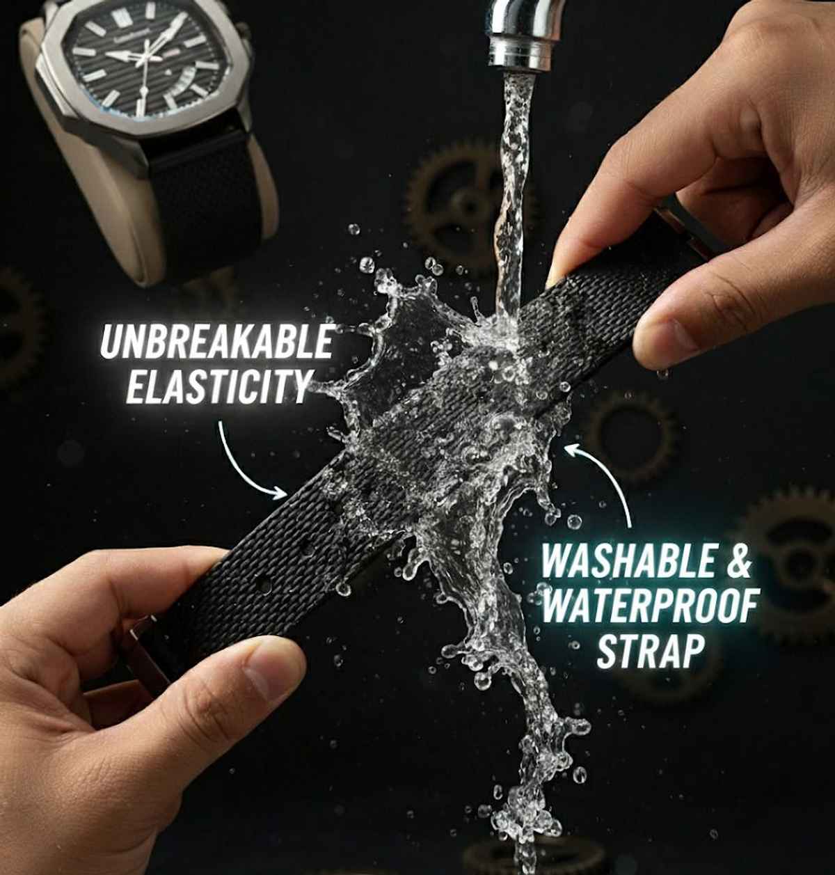 Limestone OTUS Limited Grey Edition Quartz Watch for Men | Mesh Silicone Strap