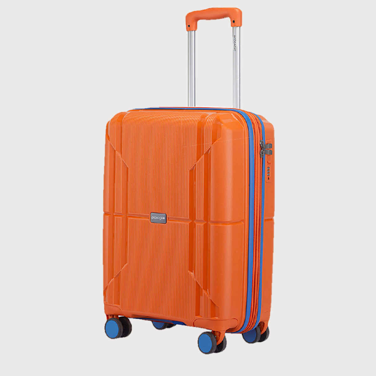 Provogue Lumina Hard-Sided PP Cabin Luggage Trolley Bag | Burnt Orange - 55 cm