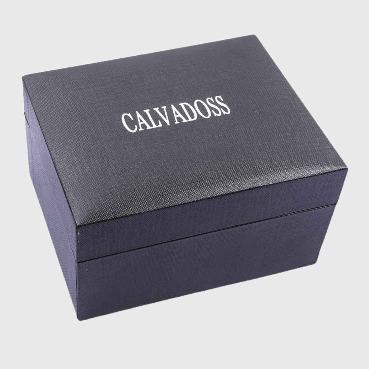 Calvadoss Men's Tie and Pocket Square Gift Set Flower Design | Navy