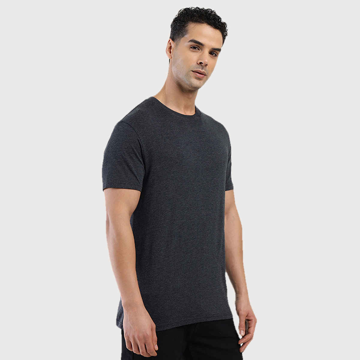 Levi's Men's Poly Cotton Round Neck T-shirt | Navy Blue - XL