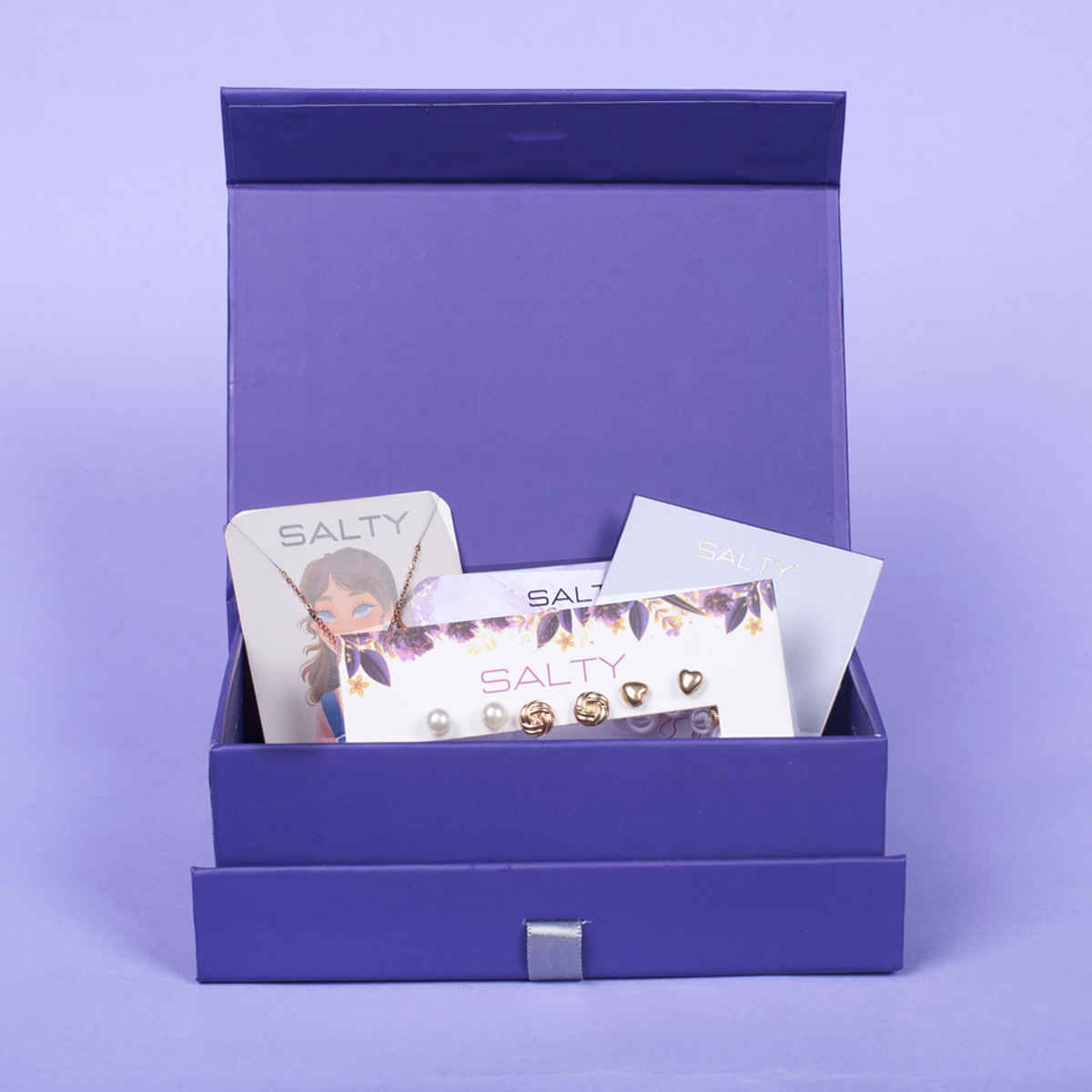 SALTY Lit Women's Day Jewellery Gift Box | Set Of 3 Pieces