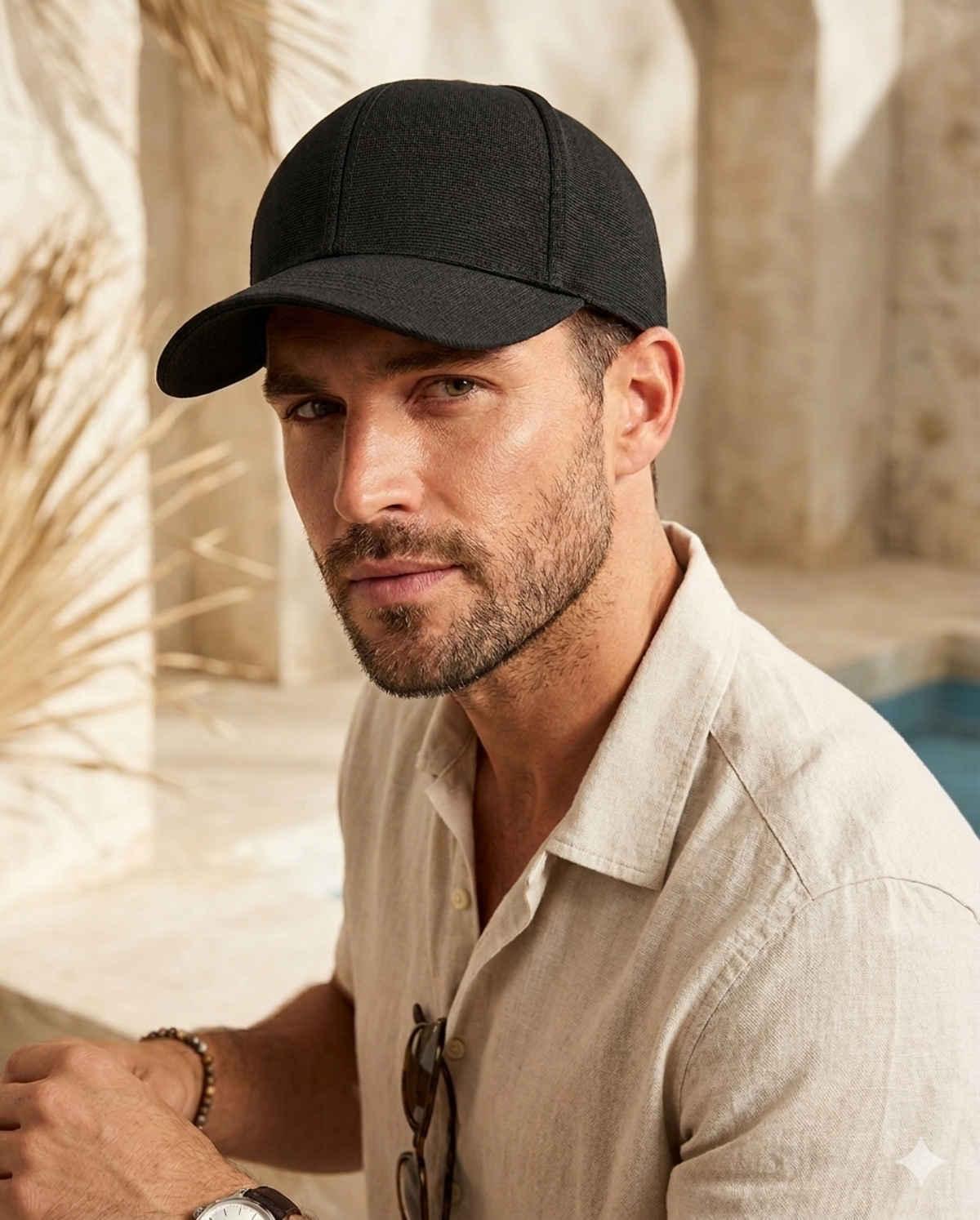 Blynk Unisex Solid Color Baseball Cap with Adjuable Back | Black