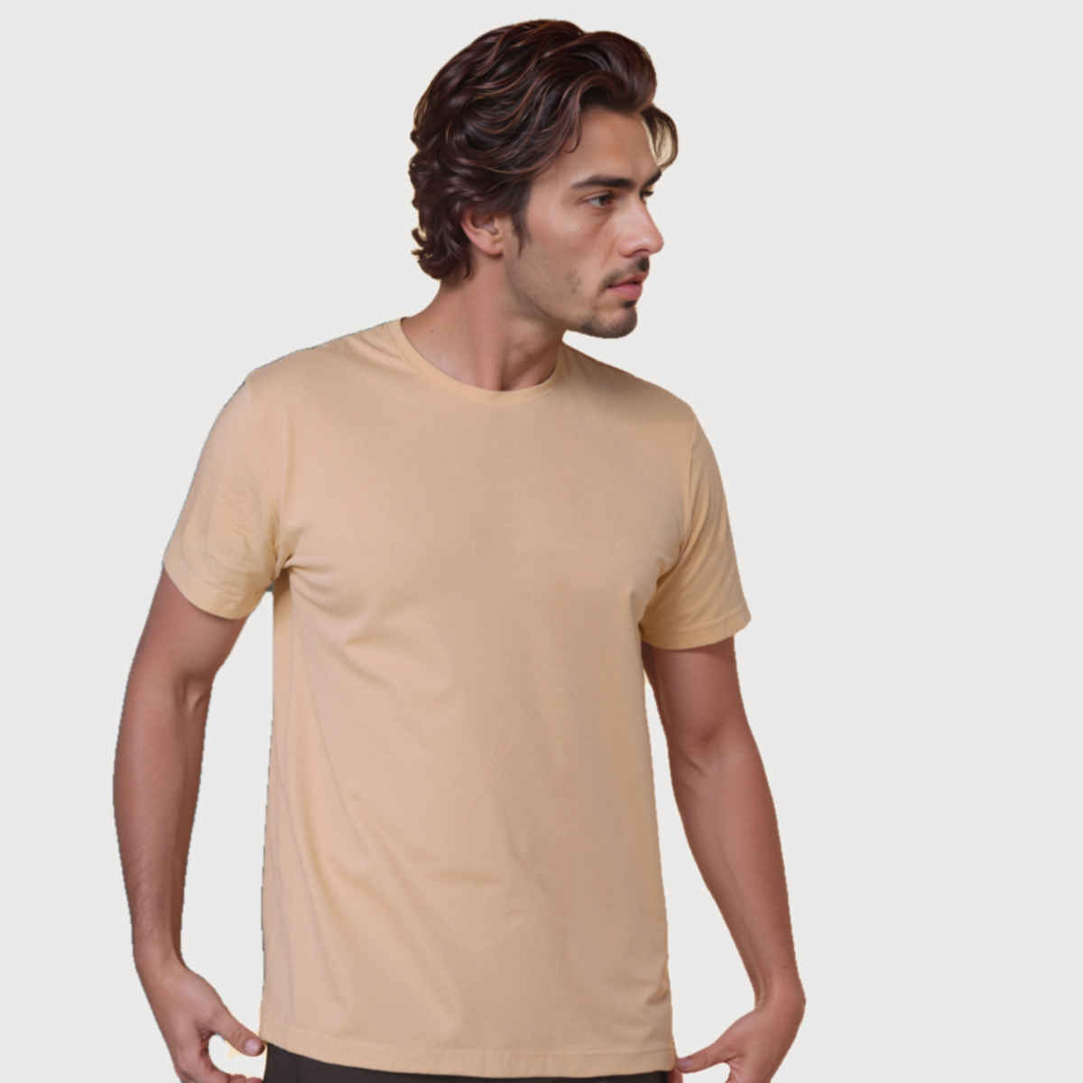 EQL Men's NeoVerse Recycled Tee | Beige - XL