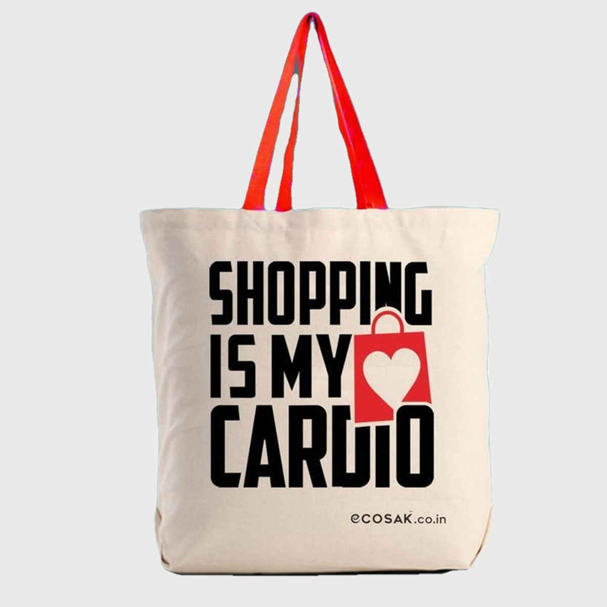 Ecosac Women's Canvas Tote Bag | White