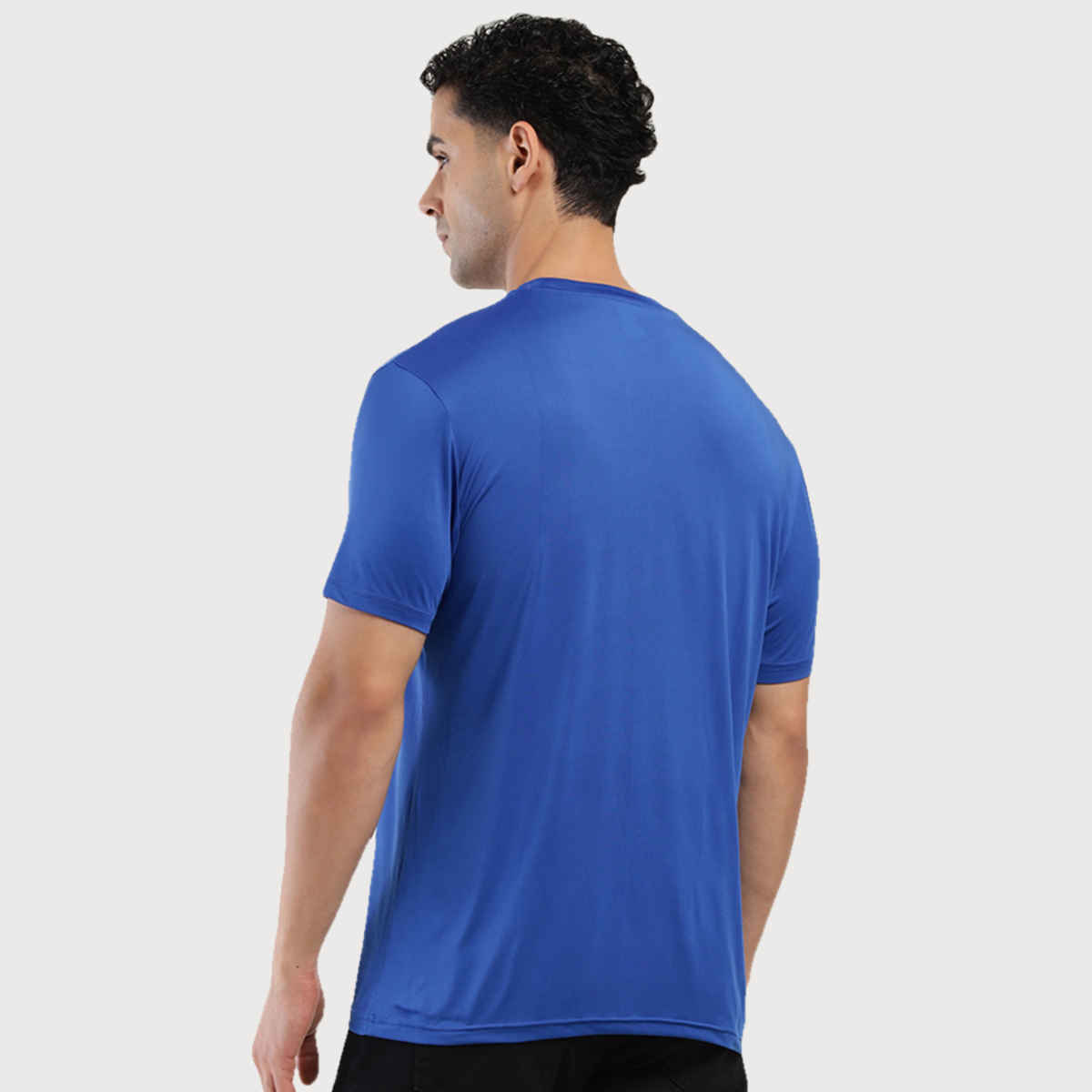 Levi's Men's 100% Polyester Round Neck T-shirt | Cobalt Blue - M