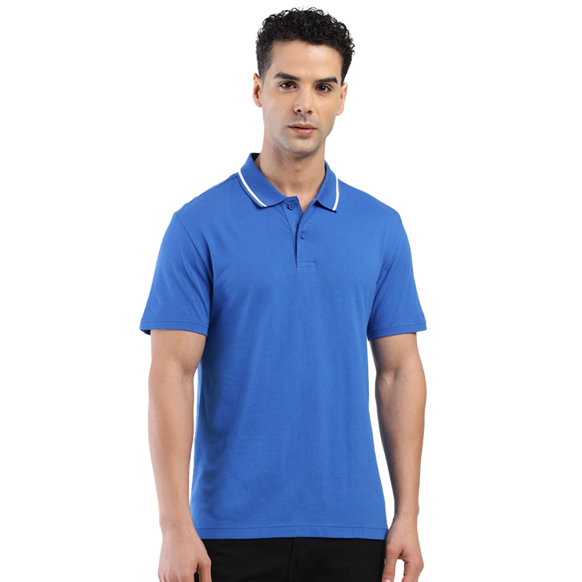 Levi's Men's 100% BCI Cotton Polo T-shirt | Cobalt Blue - M