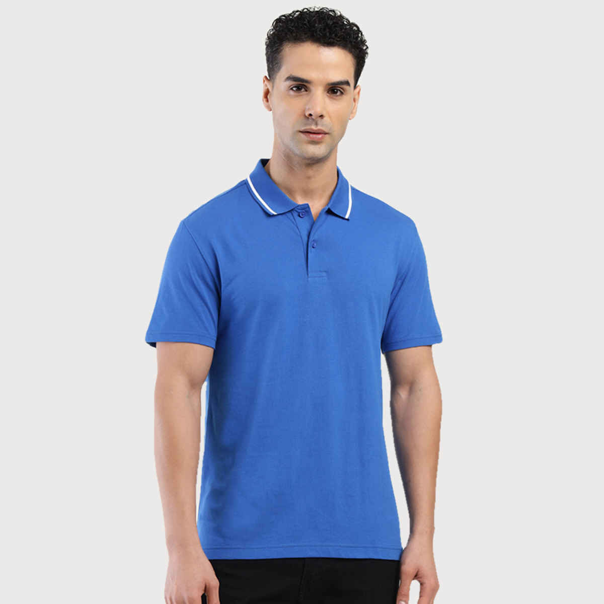 Levi's Men's 100% BCI Cotton Polo T-shirt | Cobalt Blue - L