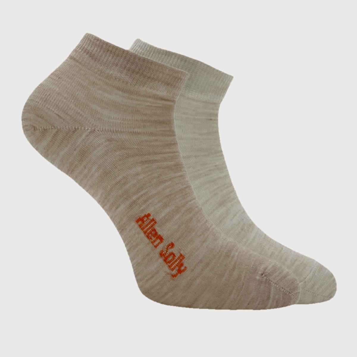 Allen Solly Women's Woolen Ankle Length Plain Socks - Fawn, Skin