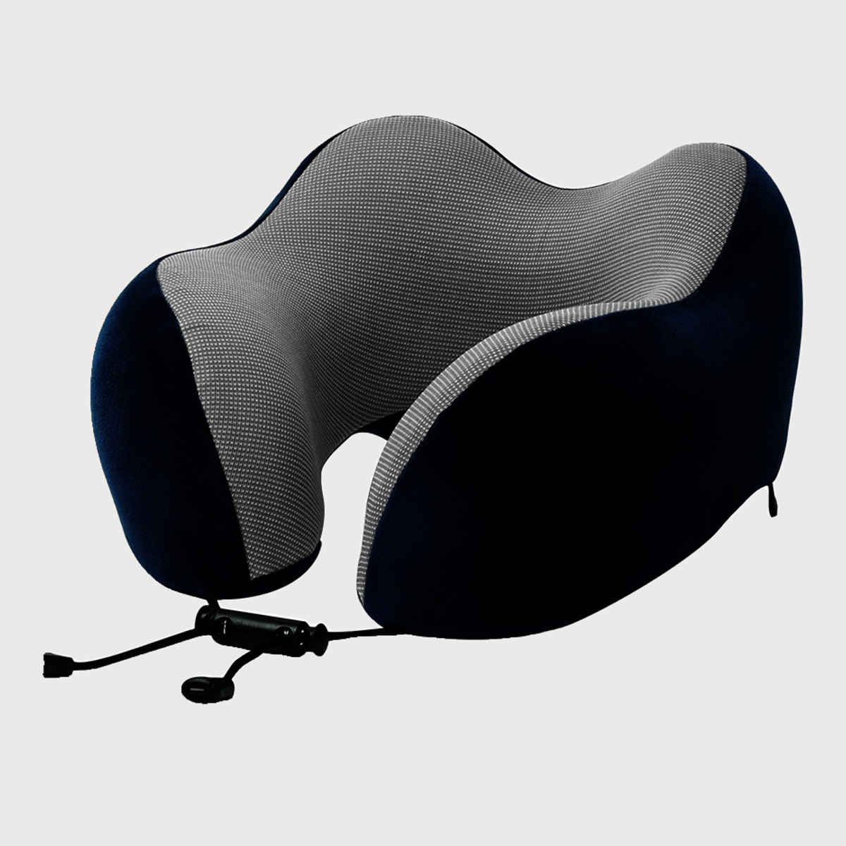 Billebon Unisex Memory Foam Neck Pillow | Black - One Size