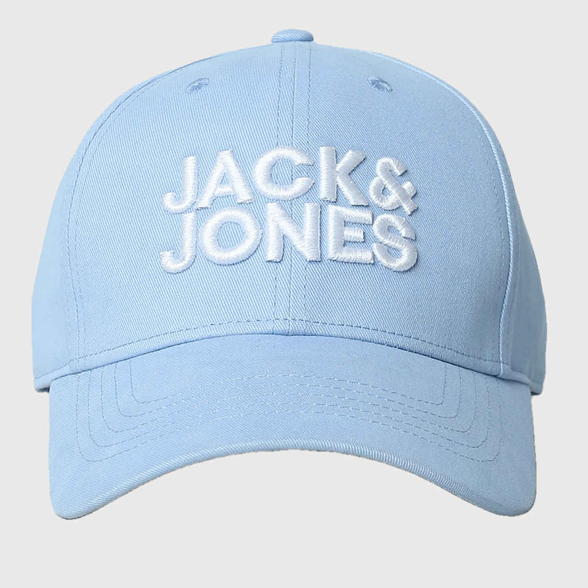 Jack & Jones Men's Embroidered Cotton Baseball Cap | Blue - One Size