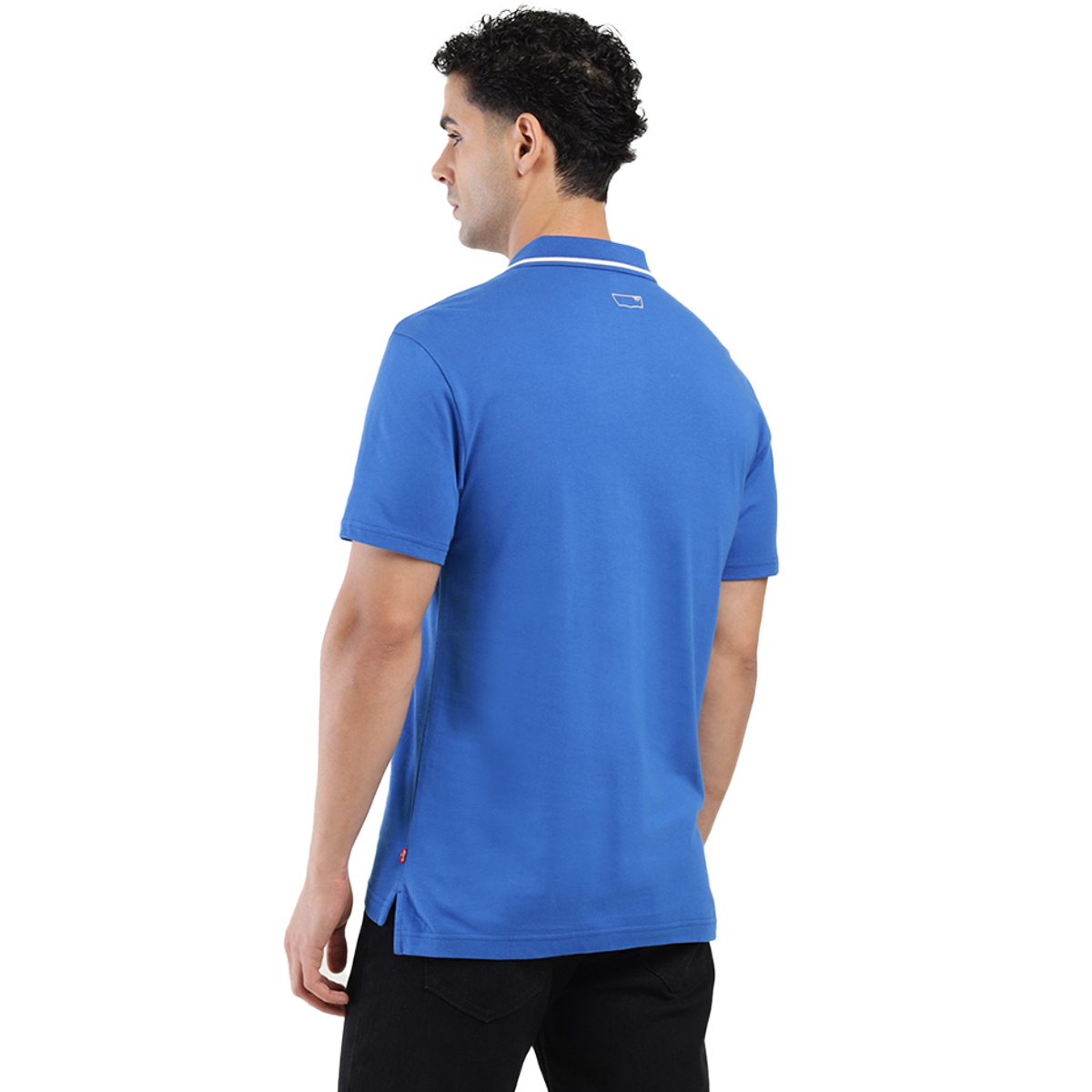 Levi's Men's 100% BCI Cotton Polo T-shirt | Cobalt Blue - M